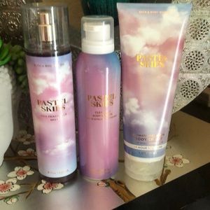 Bath and bodyworks pastel Skies combo